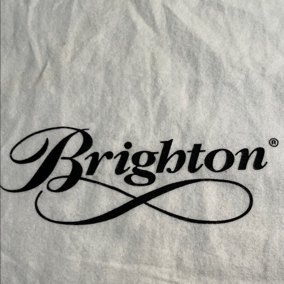Brighton Cream Drawstring Travel/Dust Bag - Picture 2 of 3
